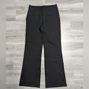 Quince Ultra Stretch Ponte Straight Leg Pants Black Size M Office Active Travel